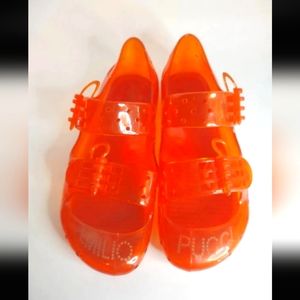 Designer Emilio Pucci Jelly Shoes Size 37/38